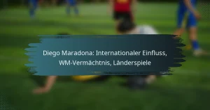 Diego Maradona: Internationaler Einfluss, WM-Vermächtnis, Länderspiele